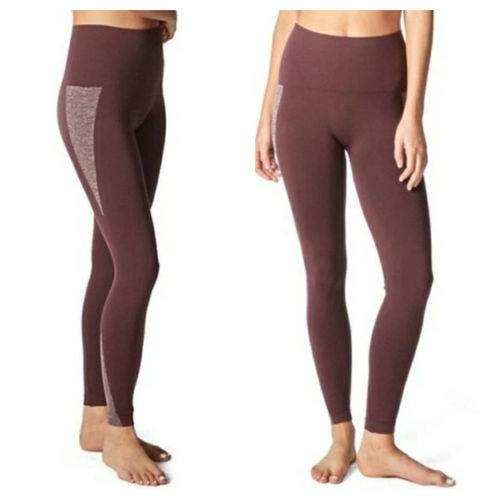 Assets by SPANX Red Hot Label‎ Leggings M Medium Purple High Waist Fitness Yoga